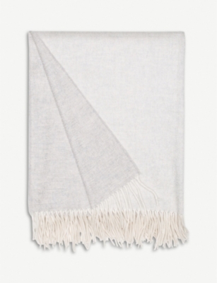 Begg & Co Arran Reversible Cashmere throw recommended by Piper Gore on Levi Keswick.