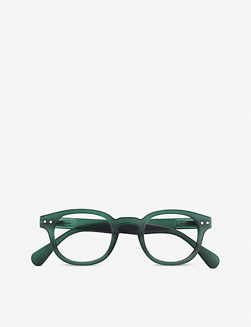 IZIPIZI: #C Reading round-frame reading glasses +3