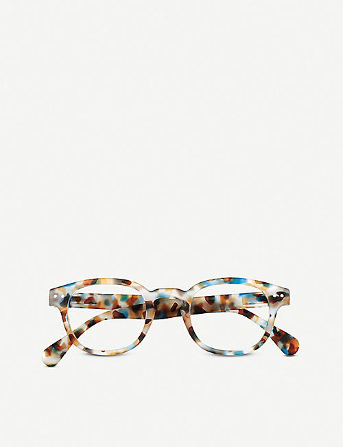 IZIPIZI: #C Reading square-frame glasses +2