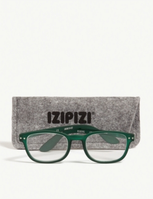 Shop Izipizi #d Reading Square-frame Glasses +1.5