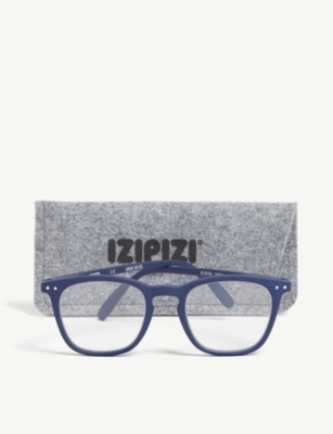 Shop Izipizi Men's #e Reading Square-frame Glasses +1.5