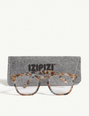 IZIPIZI: #E Reading square-frame glasses +2