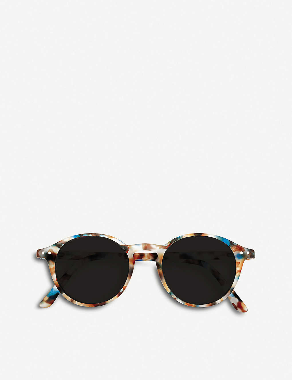 Izipizi Womens White/blue/brown Sun #d Sunglasses