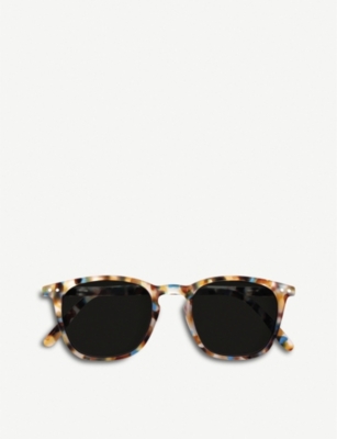 Izipizi Womens Brown/white #e-frame Acetate Reading Sunglasses +2.00