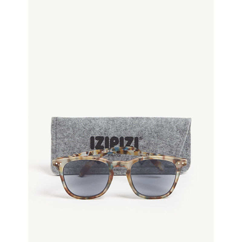 Shop Izipizi Men's #e Sun Reading Square-frame Glasses +2.5