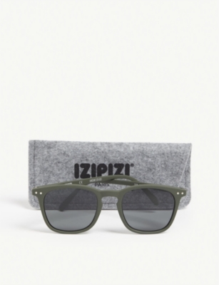 Izipizi Mens #e Square-frame Sunglasses