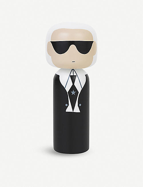 LUCIE KAAS: Sketch Inc Karl Lagerfeld wooden kokeshi doll 60cm
