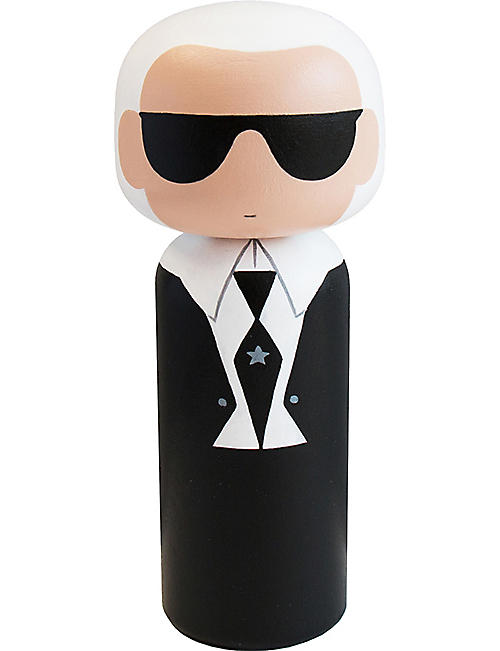 LUCIE KAAS: Sketch Inc Karl Lagerfeld wooden kokeshi doll