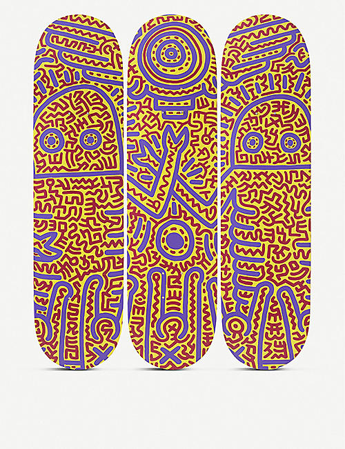 THE SKATEROOM：Keith Haring 1984 滑板三件装
