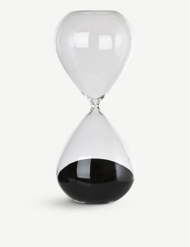 Large hourglass with coloured sand 38cm