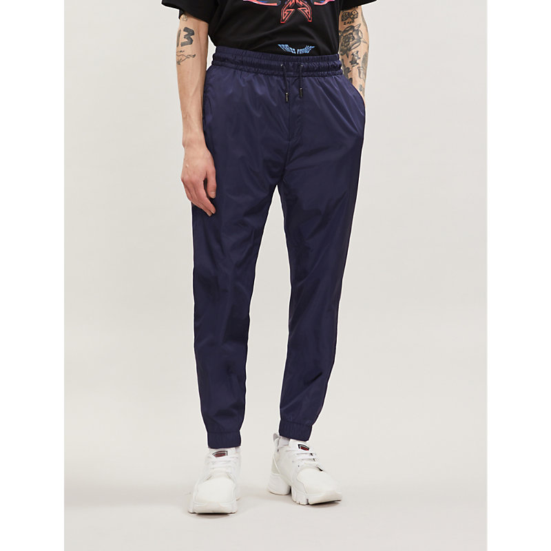 Givenchy Skinny Shell Jogging Bottoms In Navy