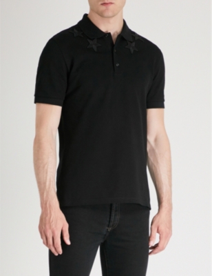 Givenchy black star outlet polo