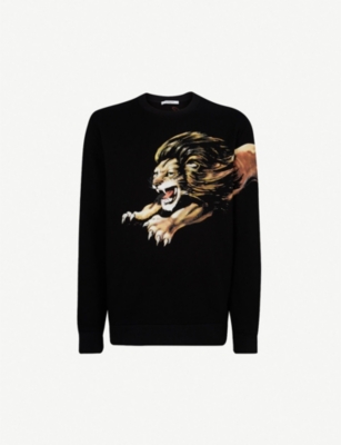 givenchy lion sweatshirt