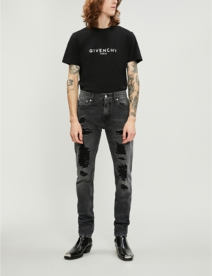 givenchy men's black t shirt