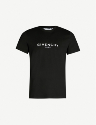 Red givenchy double logo t shirt whizzle