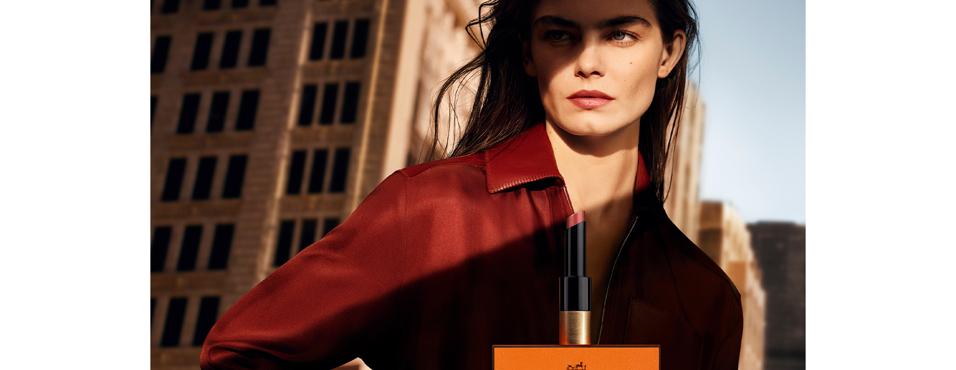 Rouge Hermès, Silky Lipstick Shine Beauty is a gesture.