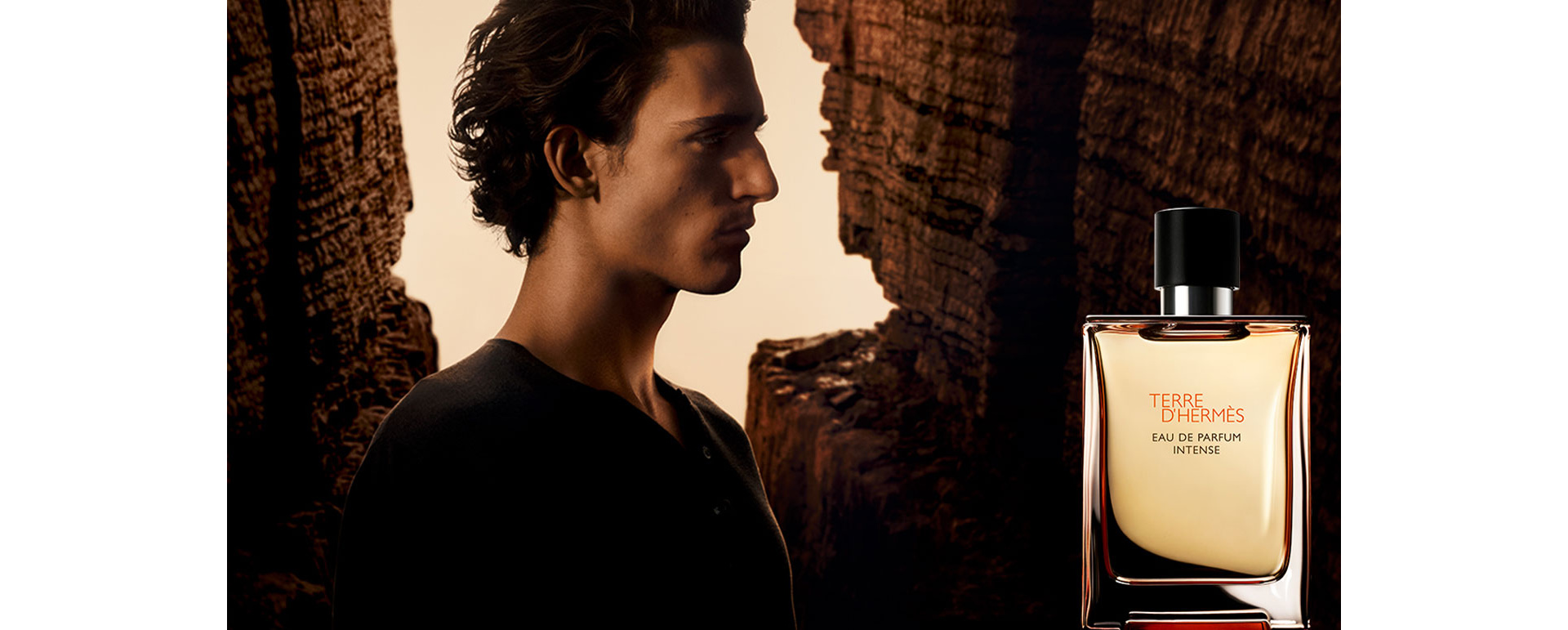 Terre d’Hermès Eau de Parfum Intense. Echo of the Earth. The new Hermès masculine fragrance.