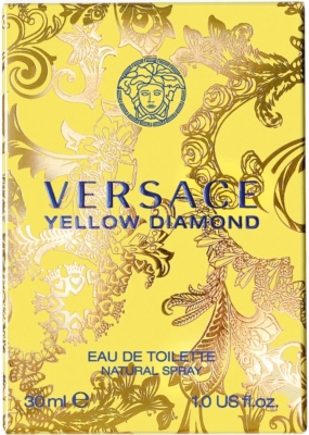 Shop Versace Yellow Diamond Eau De Toilette In Nero