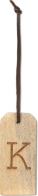 Nkuku K Wooden Alphabet Tag Selfridges Com