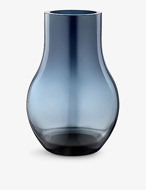 GEORG JENSEN: Cafu glass vase medium