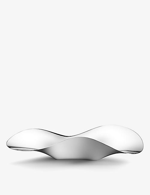 GEORG JENSEN: Stainless steel oyster tray