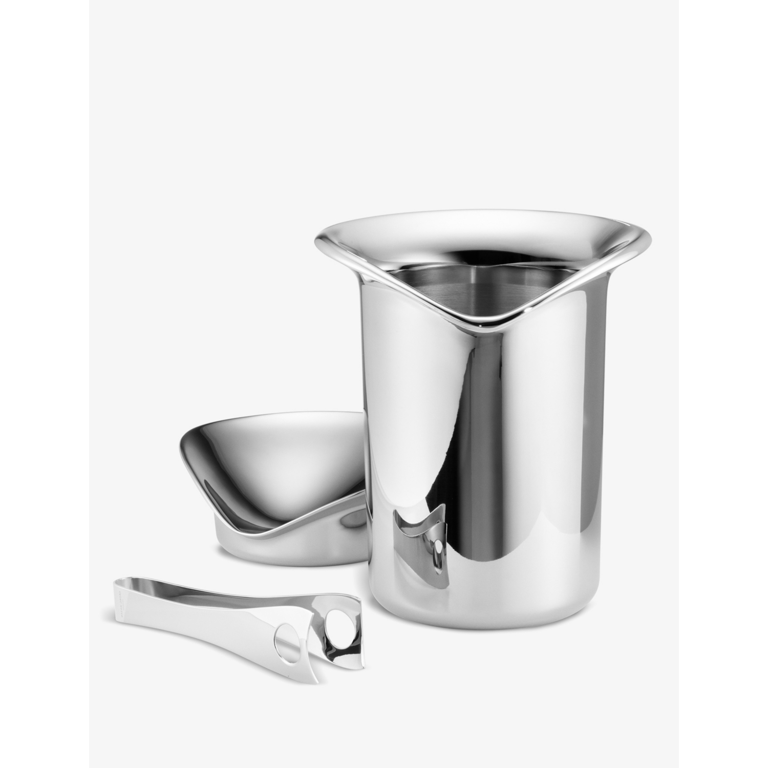 Georg Jensen Polished Stainless Steel Ice Bucket 22cm