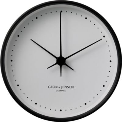 GEORG JENSEN   Koppel stainless steel clock 15cm