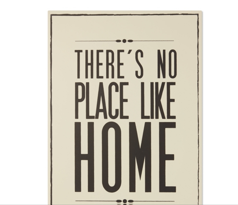 CONTAINER GROUP   Theres no place like home plaque