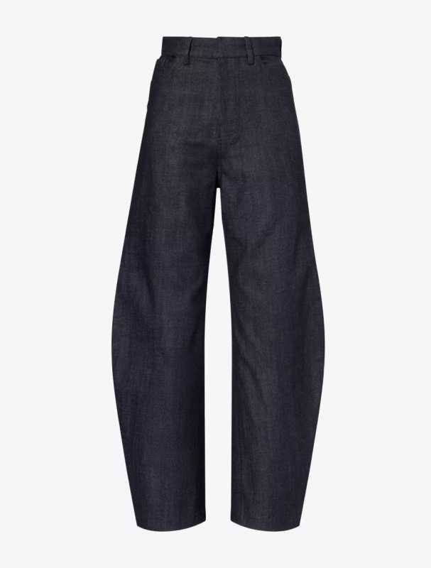 MONA ASHEBIL – Barrel-Leg Denim Jeans
