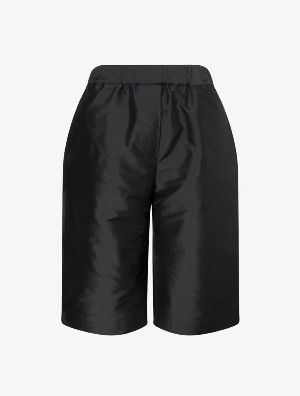 REEM ALKANHAL - Jojo Karate Straight-Leg Taffeta Shorts