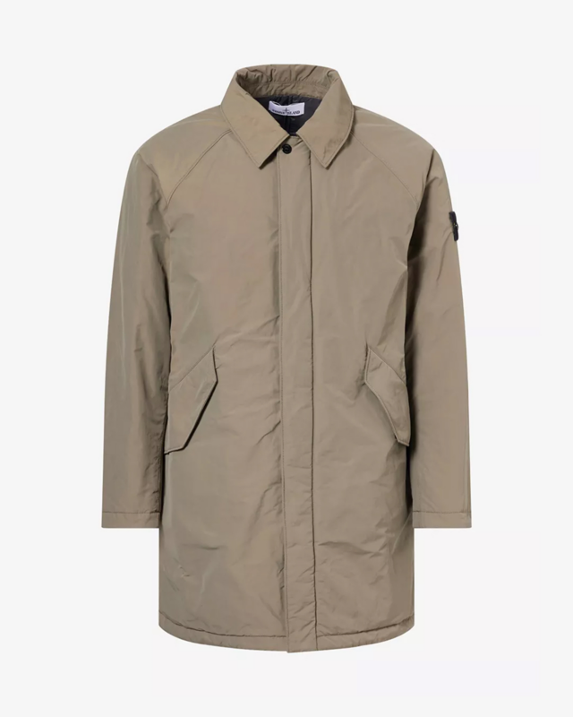 STONE ISLAND – Micro Twill Longline Padded Coat