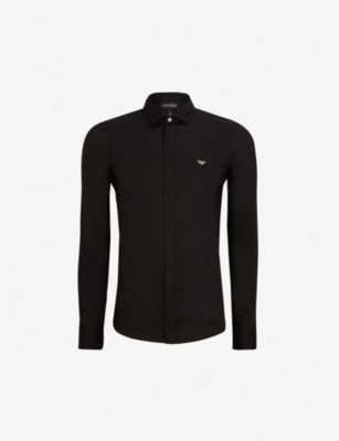 armani black and gold t shirt