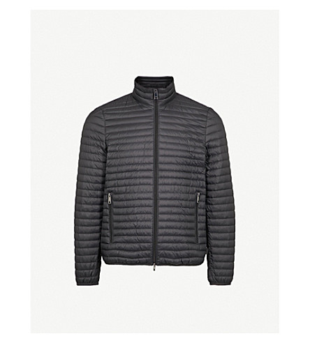 EMPORIO ARMANI - Quilted shell-down jacket | Selfridges.com