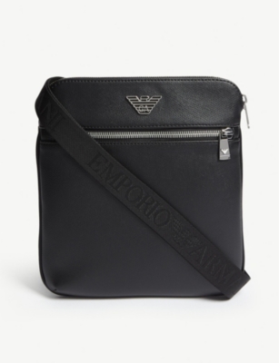 EMPORIO ARMANI - Leather pouch bag | Selfridges.com