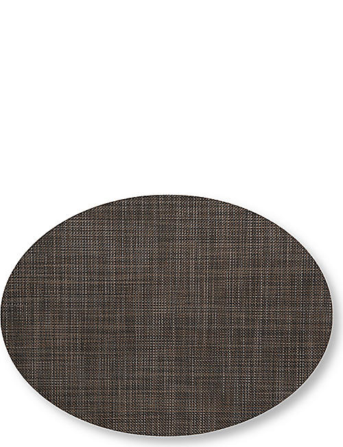 CHILEWICH: Mini Basketweave oval placemat