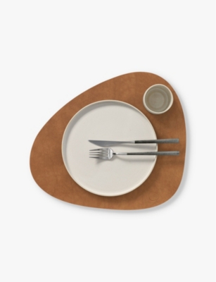 Lind Dna Curve Leather Table Mat