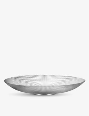 GEORG JENSEN: Bernadotte stainless steel bowl 32cm