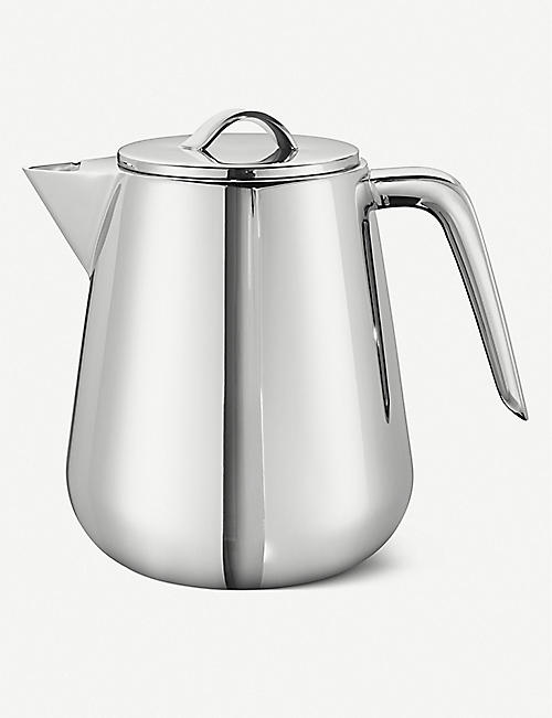 GEORG JENSEN: Helix stainless steel teapot 1L