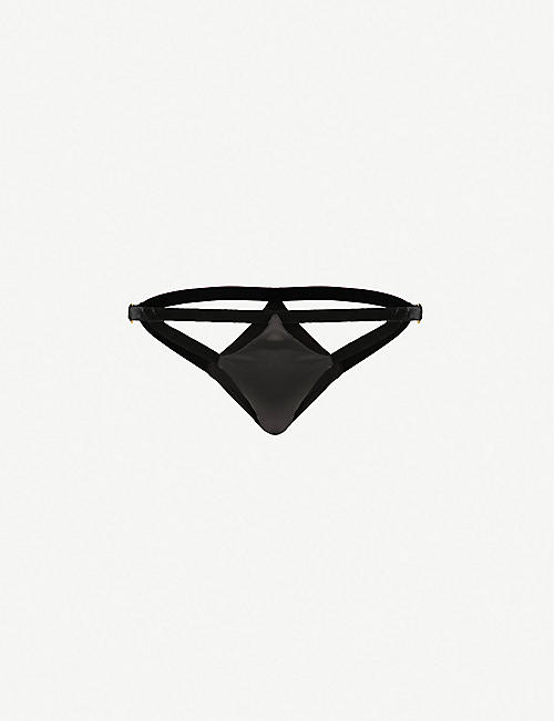 COCO DE MER: Persephone silk-satin bikini briefs