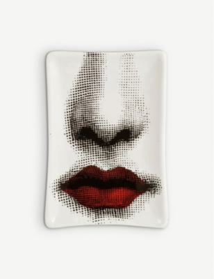 FORNASETTI: Bocca porcelain ashtray 15cm