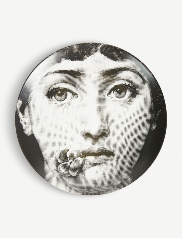 Tema e Variazioni no.37 porcelain wall plate 26cm
