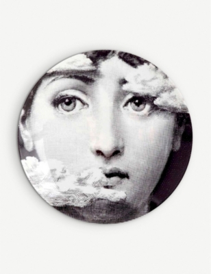 FORNASETTI: T&V printed porcelain wall plate 26cm