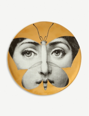 FORNASETTI T&V porcelain wall plate 26cm