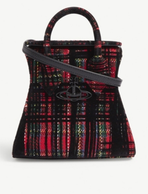 vivienne westwood red tartan bag