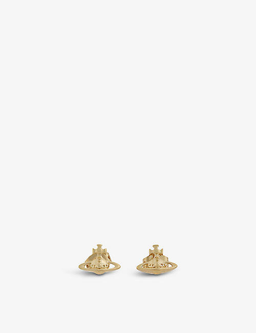 VIVIENNE WESTWOOD JEWELLERY: Lorelei silver-toned brass stud earrings