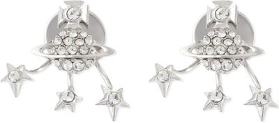 VIVIENNE WESTWOOD JEWELLERY   Pia diamante orb and star stud earrings