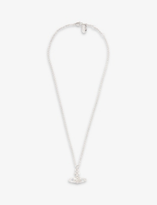 VIVIENNE WESTWOOD JEWELLERY - Mayfair Bas Relief rhodium-plated