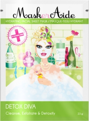 MASKERAIDE Detox Diva hydrating sheet mask