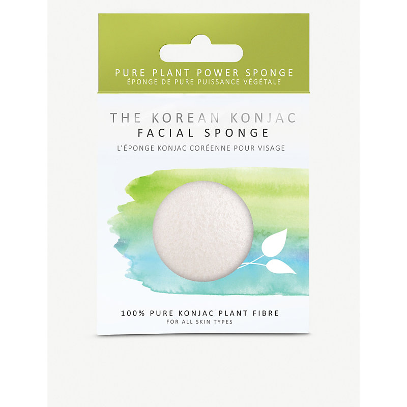 The Konjac Sponge Company Konjac Facial Sponge With 100% Pure White Konjac
