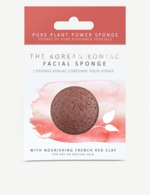 THE KONJAC SPONGE COMPANY Konjac puff sponge with nourishing mineral